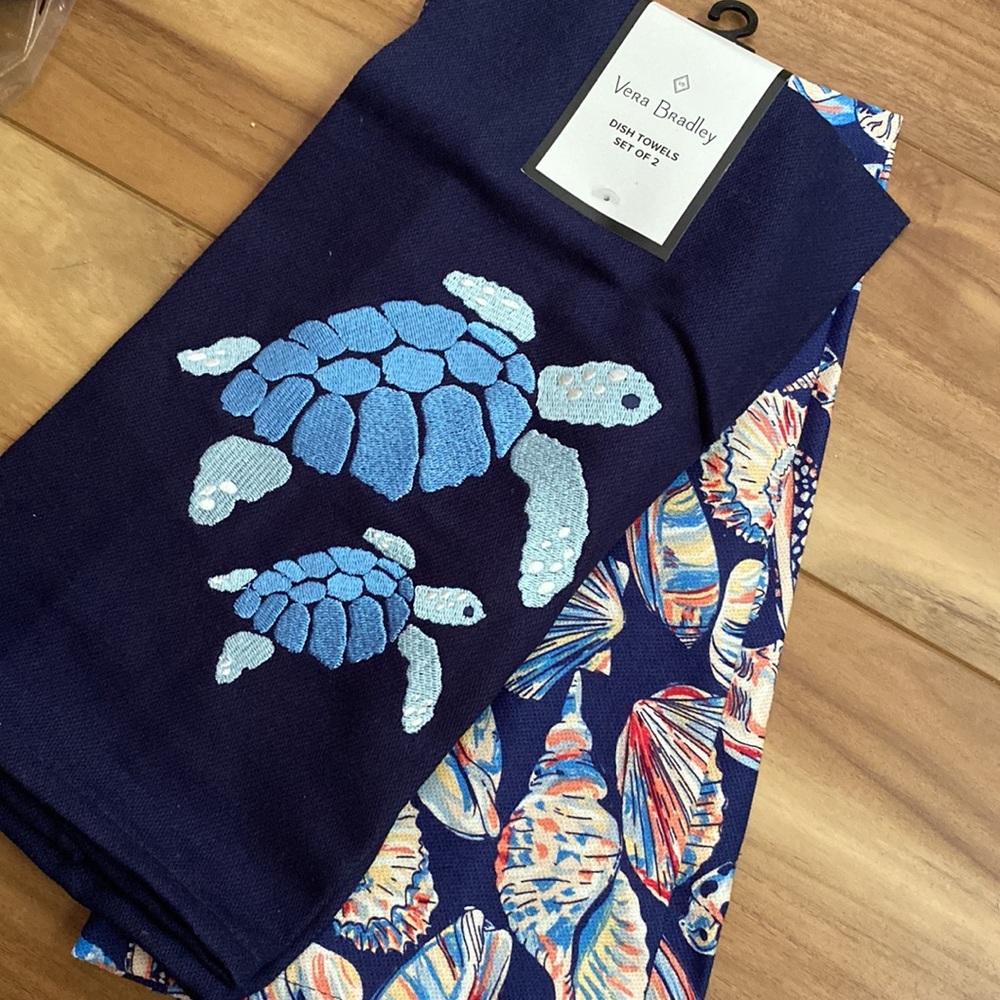 Brand new Vera Bradley dish towel set